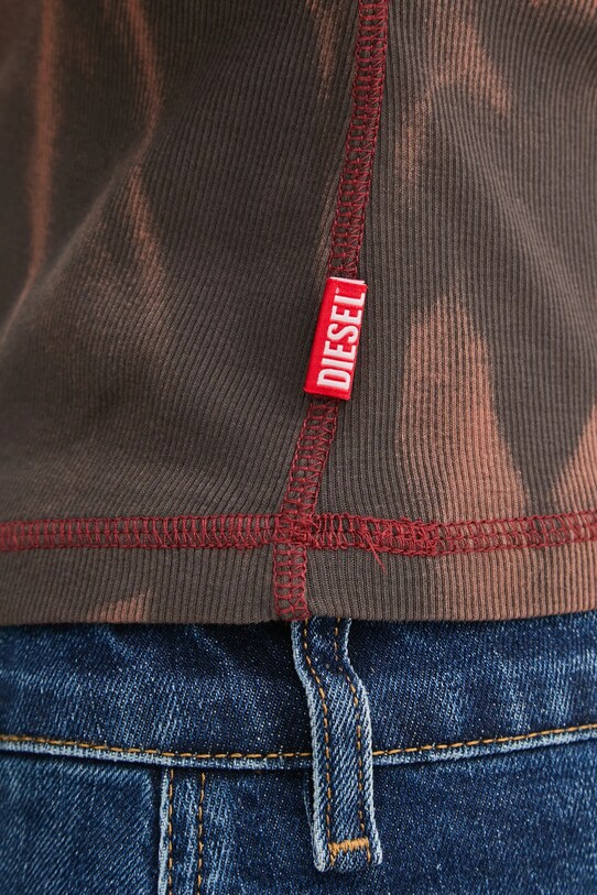 Tričko s dlhým rukávom Diesel T-RIBS TANK TOP A16638.0WIBB hnedá