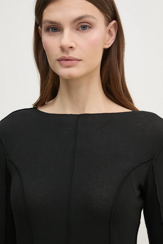 Sisley longsleeve czarny 33FEL106W