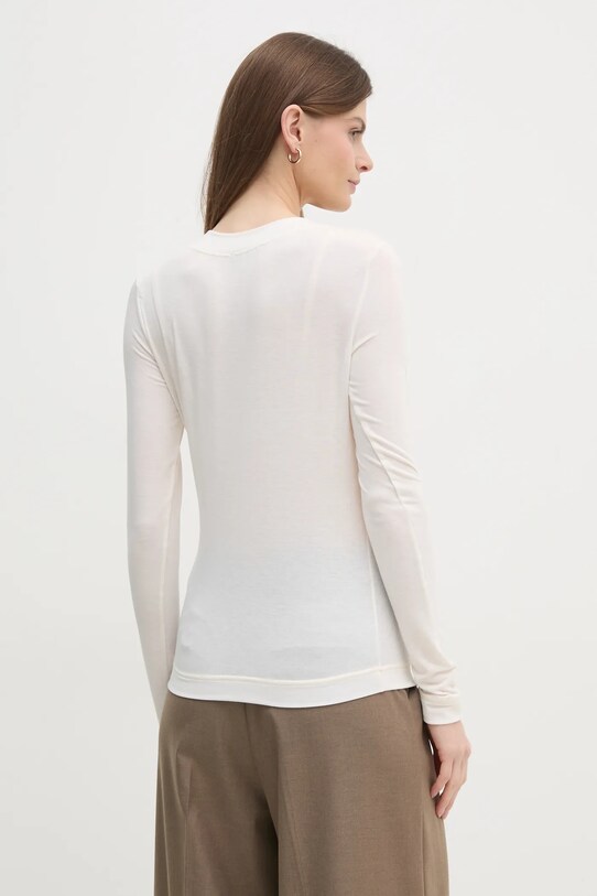 Дрехи Блуза с дълги ръкави Sisley 33FEL400V бежов