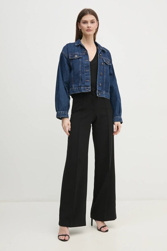 Sisley longsleeve 33FEL400V czarny SS25