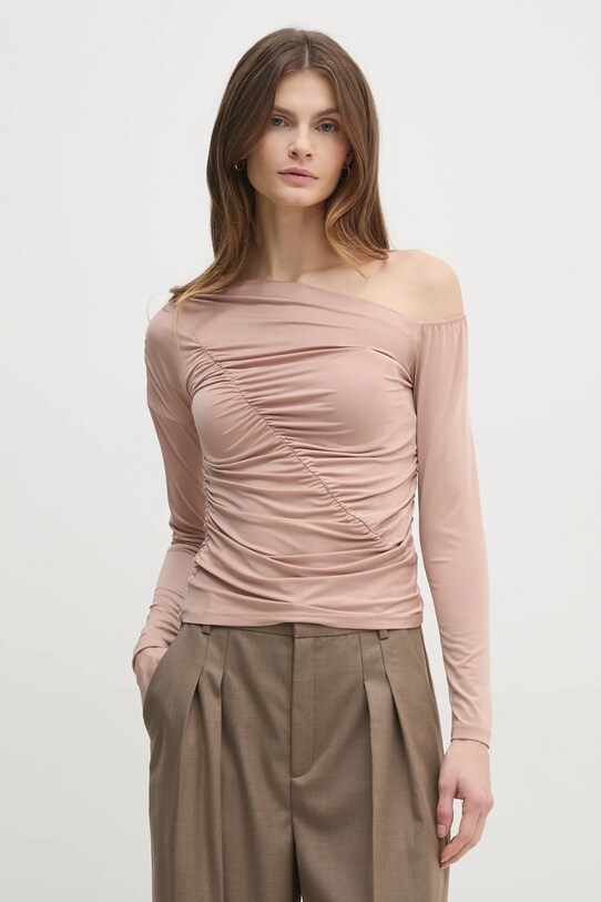 Блузка Sisley коричневий 33TXL400X