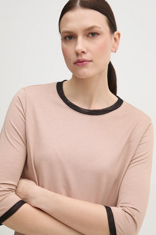 Sisley longsleeve brązowy 38B6L1079