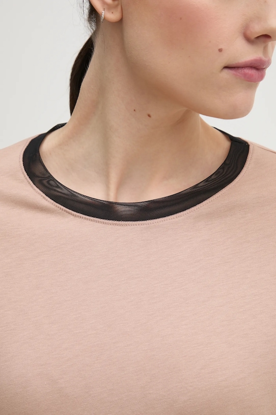 Sisley longsleeve 38B6L1079 brązowy