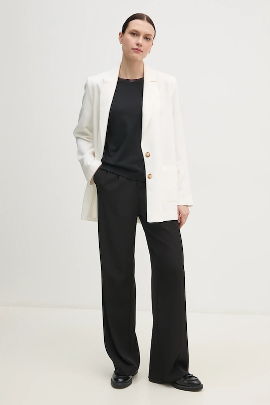 Sisley longsleeve 38B6L1079 czarny SS25