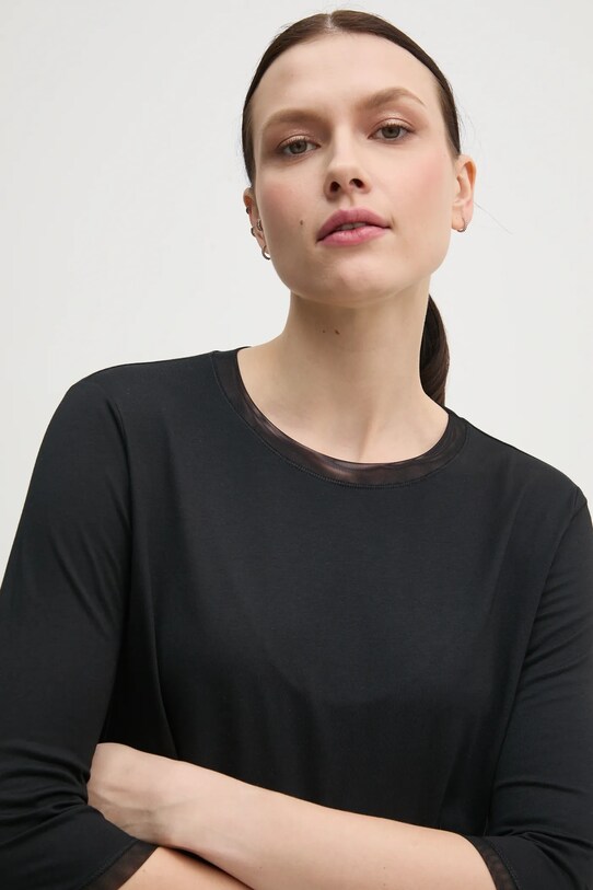 Sisley longsleeve negru 38B6L1079