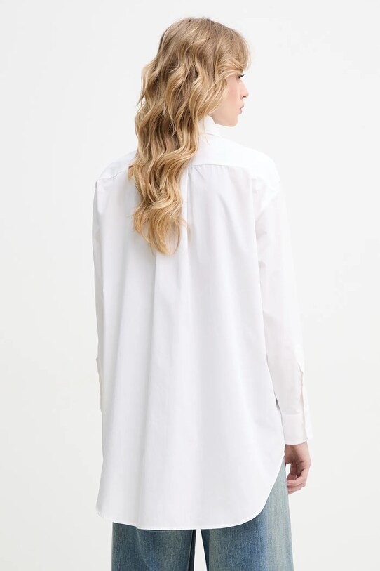 Oblečení Bavlněná košile MM6 Maison Margiela S52DT0047.M35152 béžová