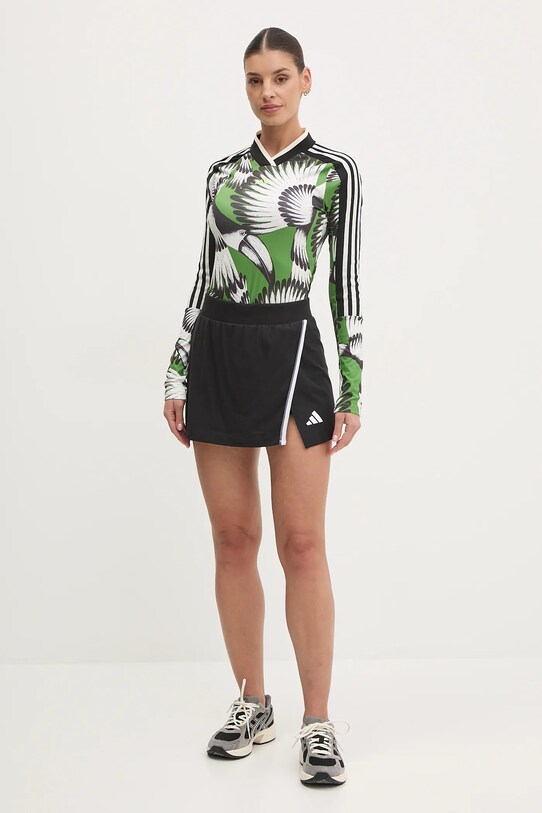 Лонгслив adidas x Farm Rio JD6274 зелёный SS25