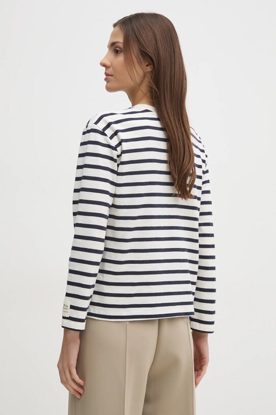 Odzież Pepe Jeans longsleeve bawełniany RIO PL506018 granatowy