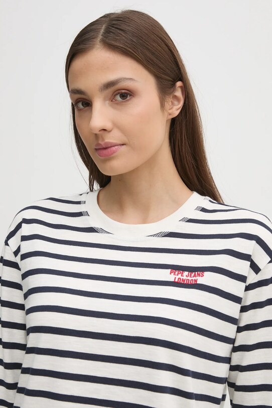 Pepe Jeans longsleeve bawełniany RIO granatowy PL506018