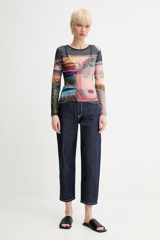 Sunnei longsleeve RTWWTOP016 multicolor SS25