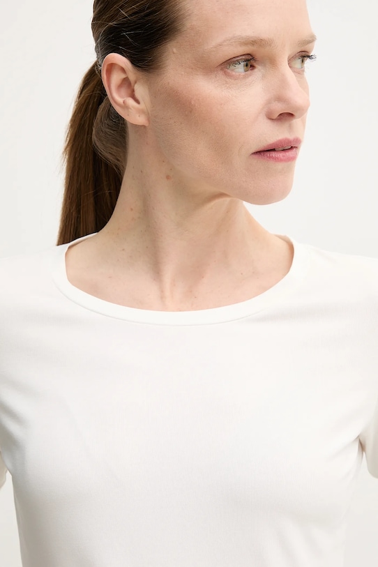 Majica z dolgimi rokavi Weekend Max Mara bela 2515971021600