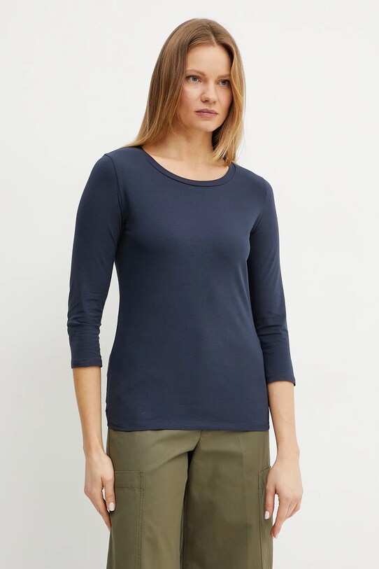 Лонгслив Weekend Max Mara regular тёмно-синий 2515971021600