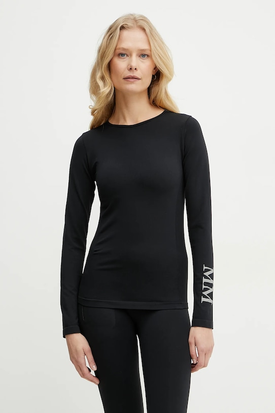 Max Mara Leisure camicia a maniche lunghe slim nero 2516361017600