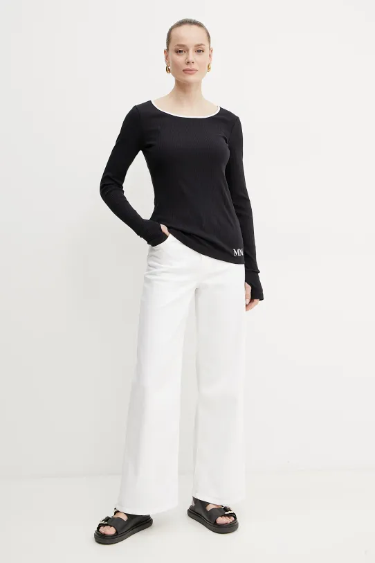 Max Mara Leisure longsleeve 2516941037600 bleumarin SS25