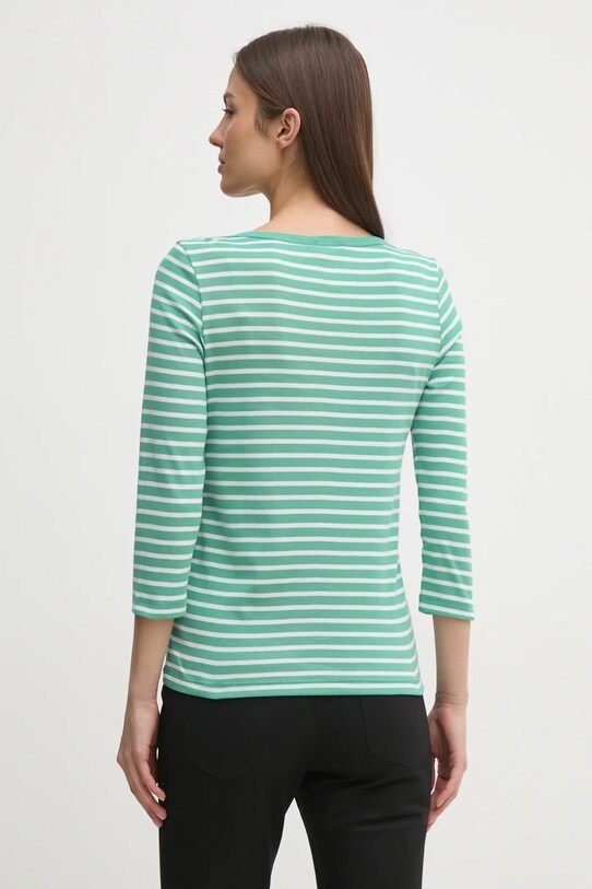 Îmbrăcăminte United Colors of Benetton longsleeve din bumbac 30YSD109W turcoaz