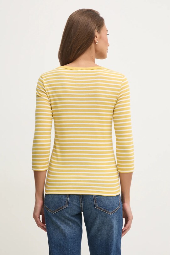 Odzież United Colors of Benetton longsleeve bawełniany 30YSD109W zielony