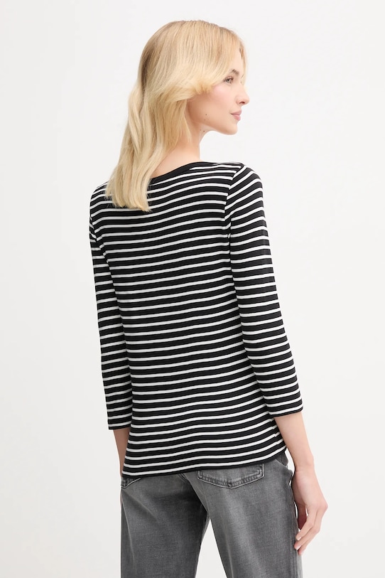 Oblečení Bavlněné tričko s dlouhým rukávem United Colors of Benetton 30YSD109W černá