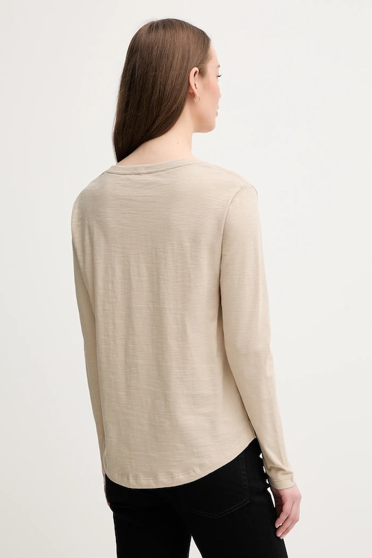 Одяг Бавовняний лонгслів United Colors of Benetton 3BVXD109G бежевий