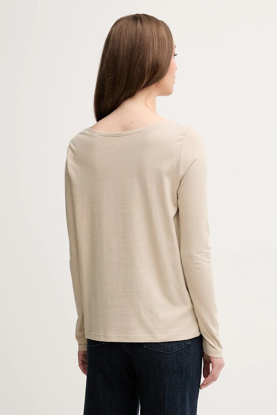 Îmbrăcăminte United Colors of Benetton longsleeve din bumbac 3096D109E bej