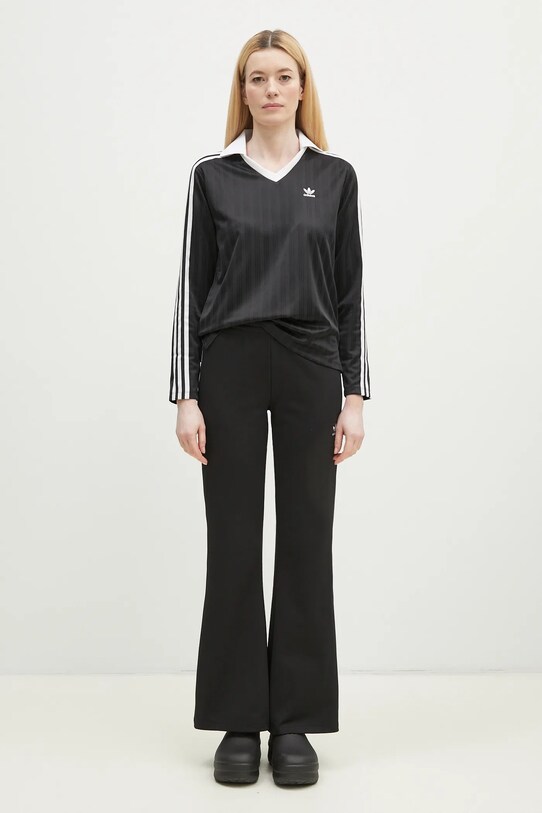 adidas Originals longsleeve V-Neck Longsleeve Tee JD2603 negru