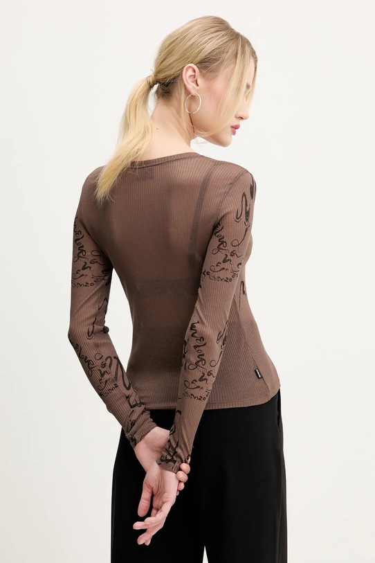 Одежда Лонгслив Desigual AMAZONAS 25SWTK05 коричневый