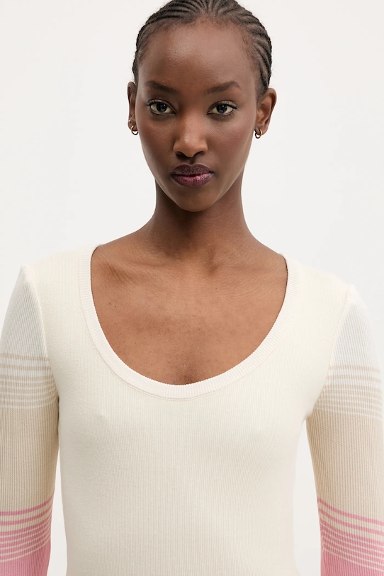 Desigual longsleeve CHURCHILL beżowy 25SWTK77