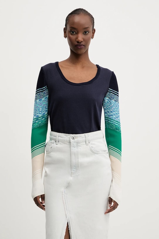 Desigual longsleeve CHURCHILL curele bleumarin 25SWTK77