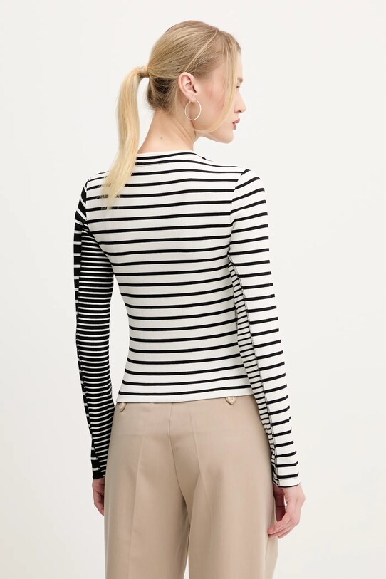 Îmbrăcăminte Desigual longsleeve ROCK RIVER 25SWTK92 alb