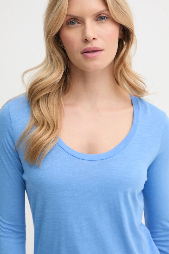 American Vintage longsleeve albastru JAC49VE25