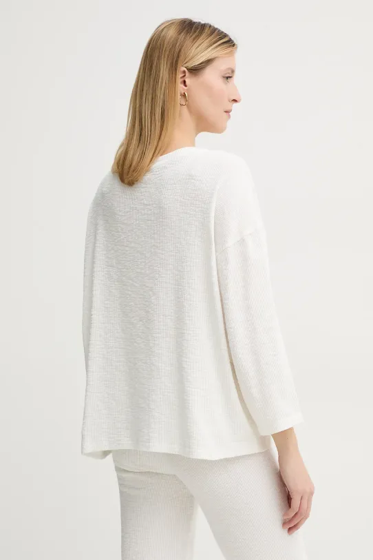 Odzież American Vintage longsleeve YRU02AE25 beżowy