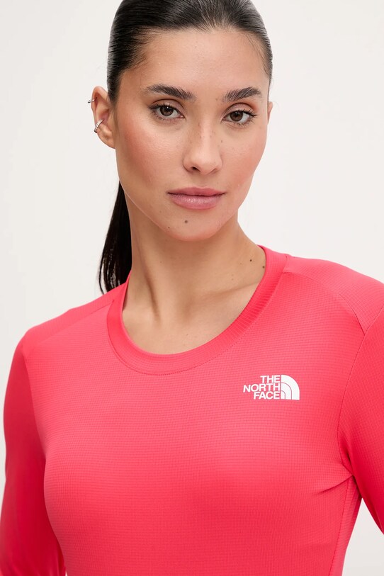Odzież The North Face longsleeve sportowy Shadow NF0A87TX6IE1 czerwony