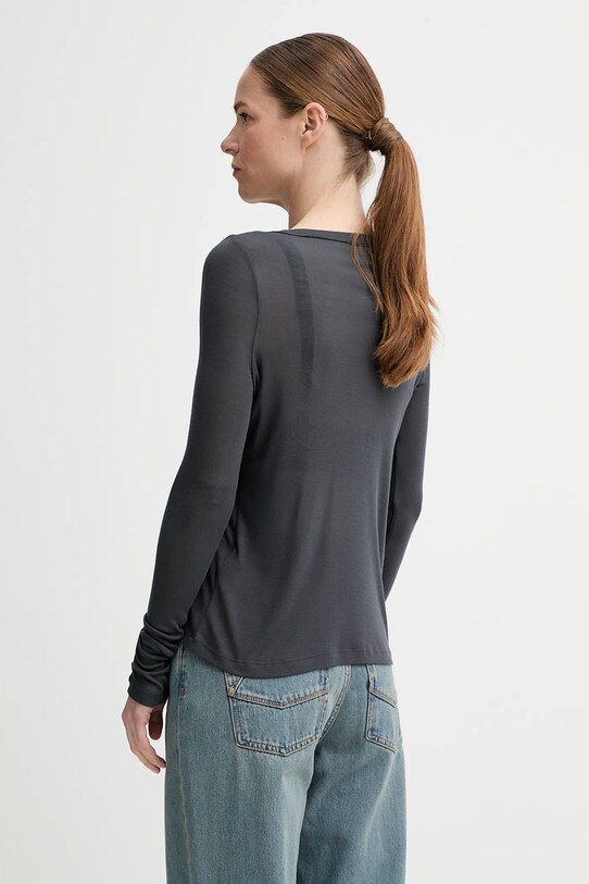 Odzież ZADIG&VOLTAIRE longsleeve bawełniany JWTS02690.21 szary