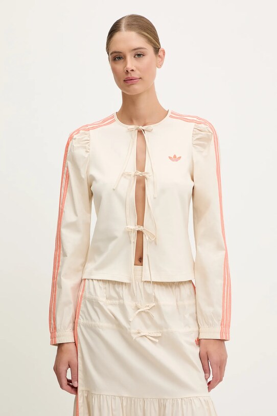Футболка adidas Originals Blouse длинный бежевый KC0763
