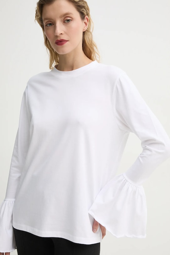 The Sleeper camicia a maniche lunghe semplice bianco SLLS08P001N