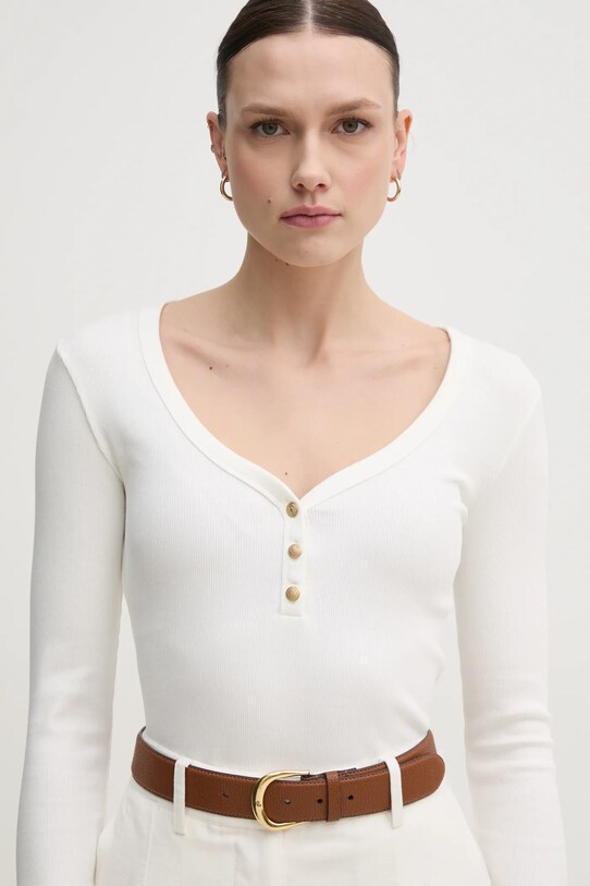 Лонгслив Tommy Hilfiger белый WW0WW43905