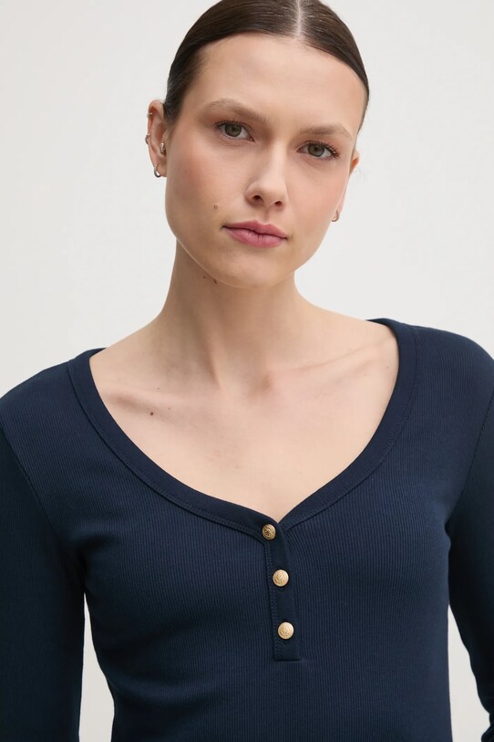 Лонгслів Tommy Hilfiger темно-синій WW0WW43905
