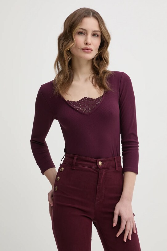 Боді Morgan TDOUNIA slim бордо TDOUNIA