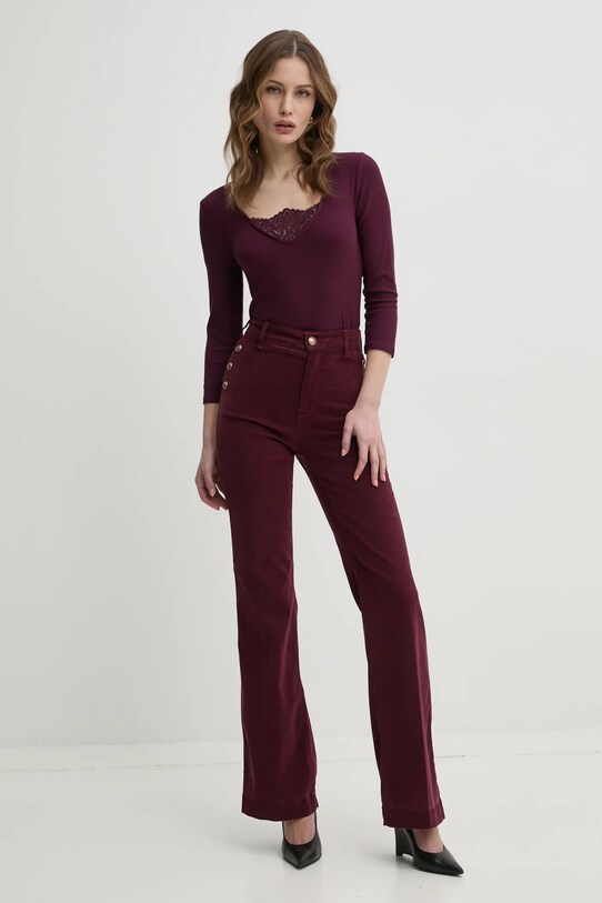 Боді Morgan TDOUNIA TDOUNIA бордо SS25