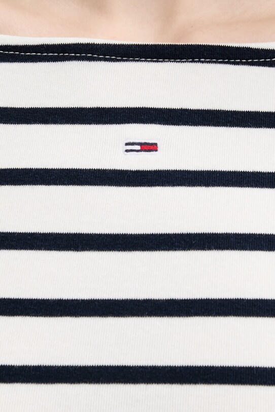 Tommy Jeans longsleeve DW0DW21350 alb