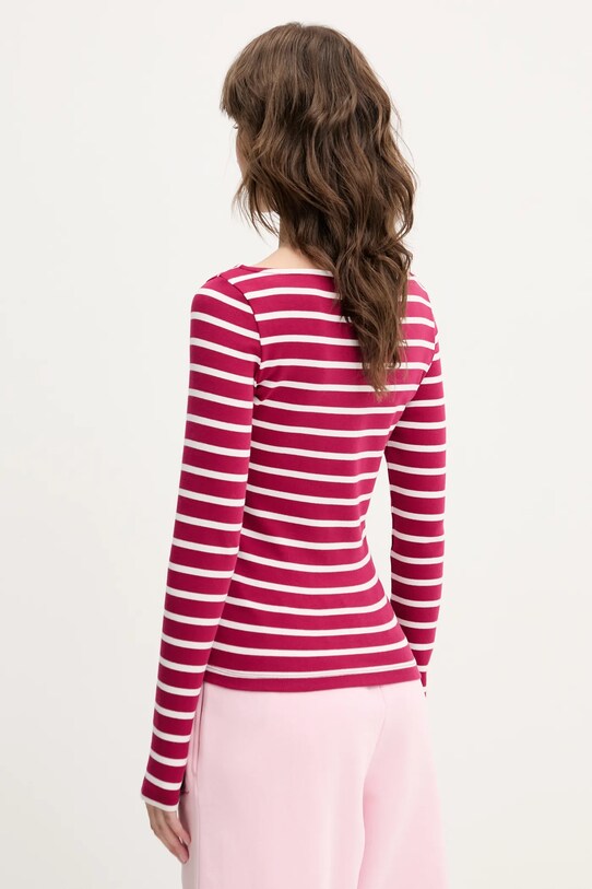 Oblečení Tričko s dlouhým rukávem Tommy Jeans DW0DW21350 růžová