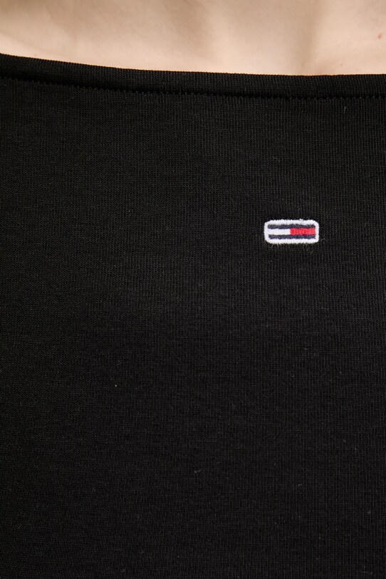 Tommy Jeans hosszú ujjú DW0DW21350 fekete