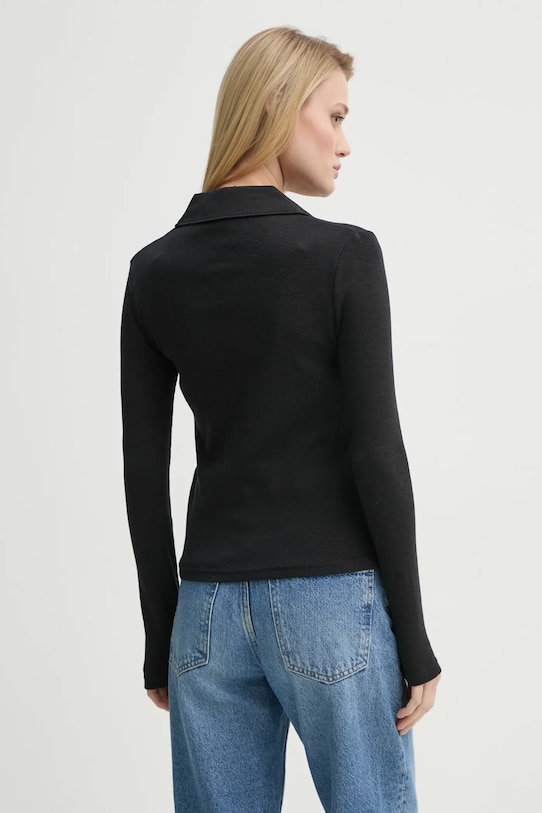 Odzież G-Star longsleeve bawełniany D26074.D958 czarny