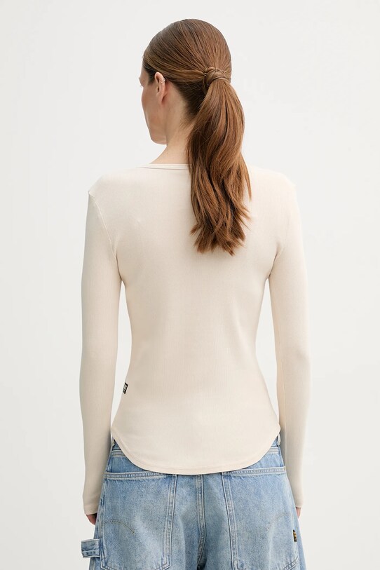 Odzież G-Star longsleeve D26140.D968 beżowy