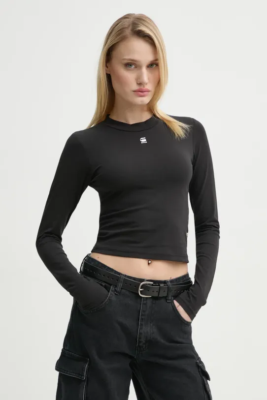 Лонгслів G-Star Raw slim чорний D26357.3310