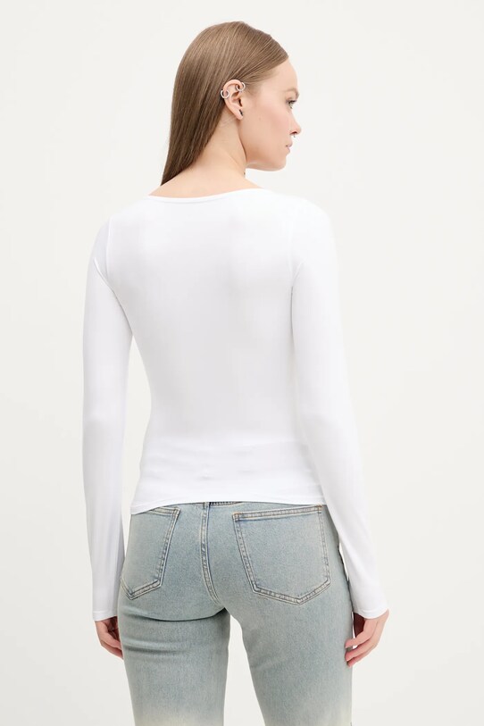 Odzież Hollister Co. longsleeve KI339.5077.100 biały