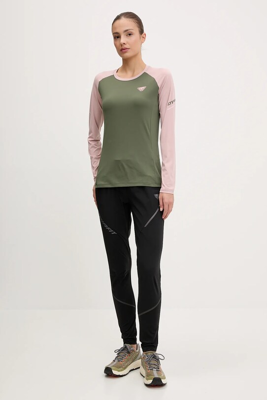 Dynafit longsleeve sportowy Alpine Pro 08.0000071157 zielony SS25