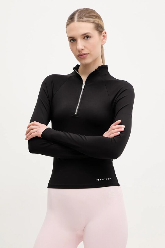 P.E Nation longsleeve Routine fixat negru 251L160