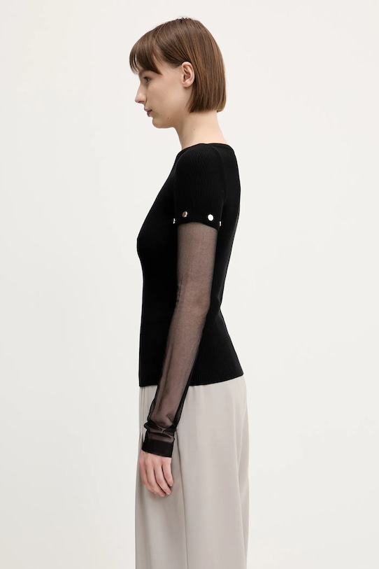 Пуловер Sportmax Alcide 2512361111600 черен SS25