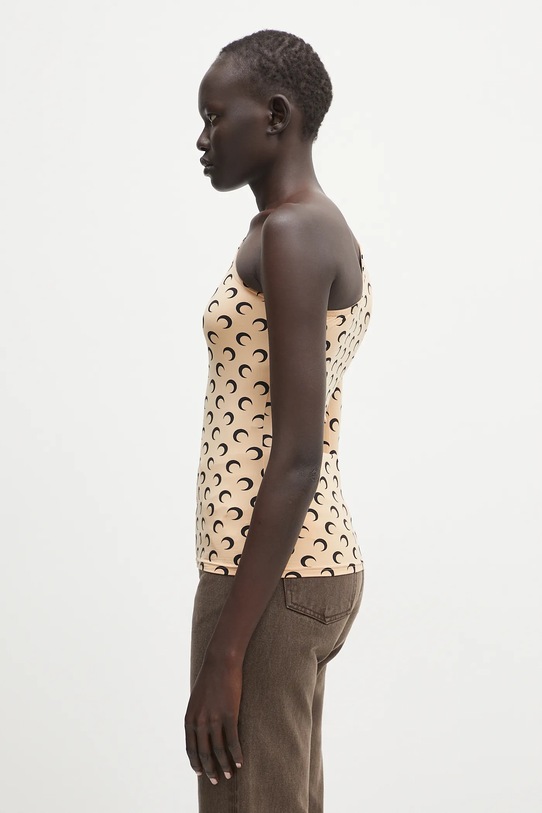 Halenka Marine Serre Recycled Moon Jersey SS Asymmetric WTS014A.CJER0001 béžová SS25