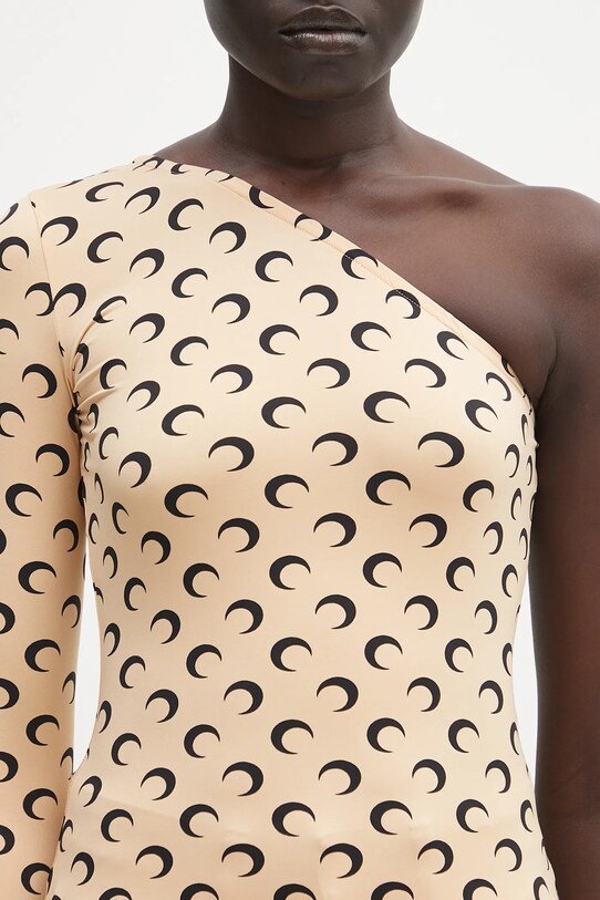 Halenka Marine Serre Recycled Moon Jersey SS Asymmetric béžová WTS014A.CJER0001